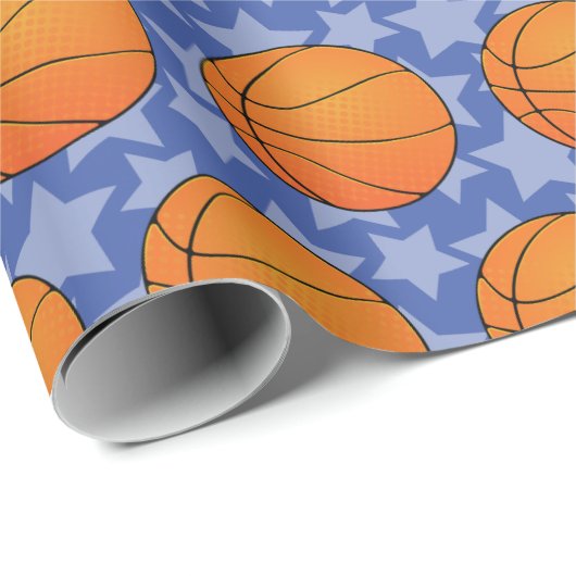  Basketball Cadeaupapier (Rol Hoek)