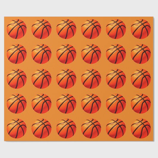 Basketball Cadeaupapier (Vlak)
