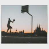 Basketball Cadeaupapier (Vlak)