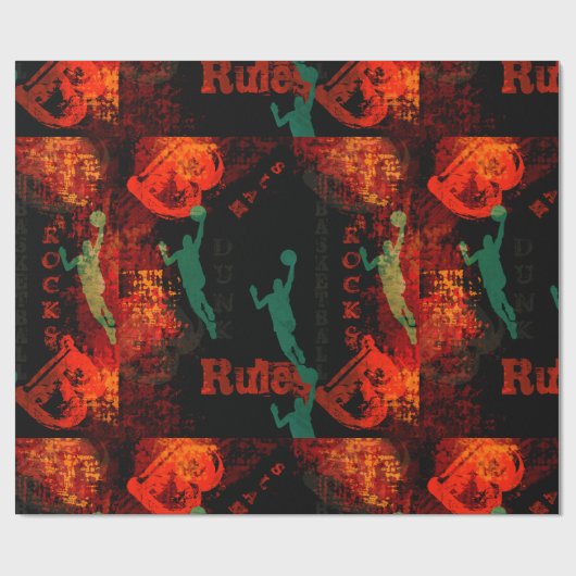 BASKETBALL CADEAUPAPIER (Vlak)