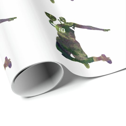 Basketball Cadeaupapier (Rol Hoek)