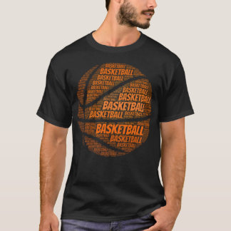 Basketball-Cadeaus spelen een speelbal T-shirt