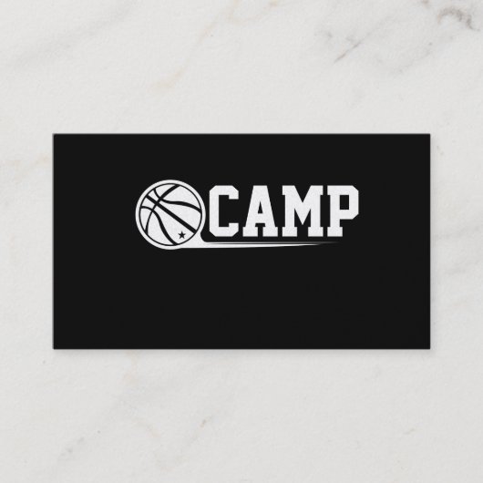 Basketball Camp Business, 3,5 x 2,0 inch, 100 pack Visitekaartje (Voorkant)