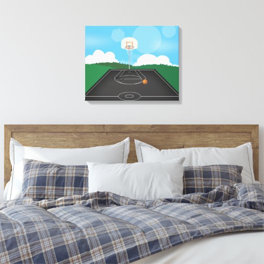 Basketball Canvas Afdruk (Insitu (Slaapkamer))