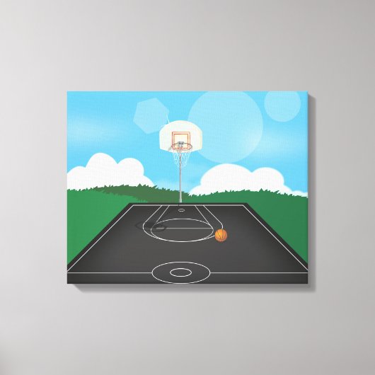 Basketball Canvas Afdruk (Voorkant)