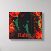 BASKETBALL CANVAS AFDRUK (Voorkant)