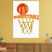 Basketball Canvas Afdruk (Insitu (Woonkamer))