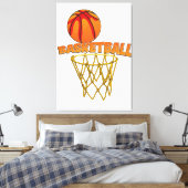 Basketball Canvas Afdruk (Insitu (Slaapkamer))