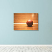 Basketball Canvas Afdruk (Insitu (Houten vloer))