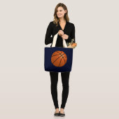 Basketball Canvas tas (Voorkant (model))
