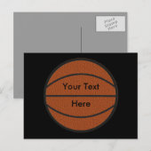 Basketball Card Briefkaart (Voorkant / Achterkant)