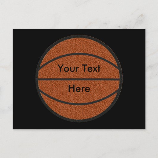 Basketball Card Briefkaart (Voorkant)