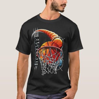 Basketball-cartoon T-shirt