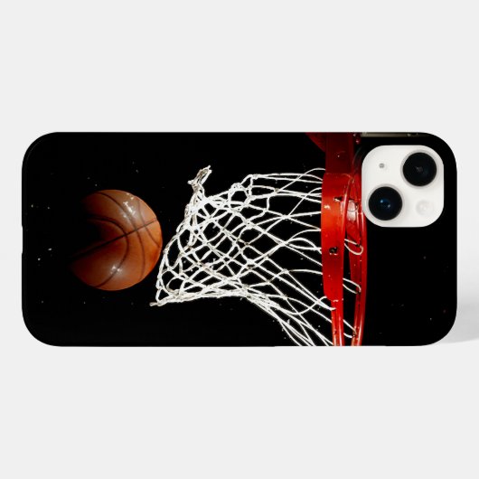 Basketball Case-Mate iPhone Case (Achterkant (horizontaal))