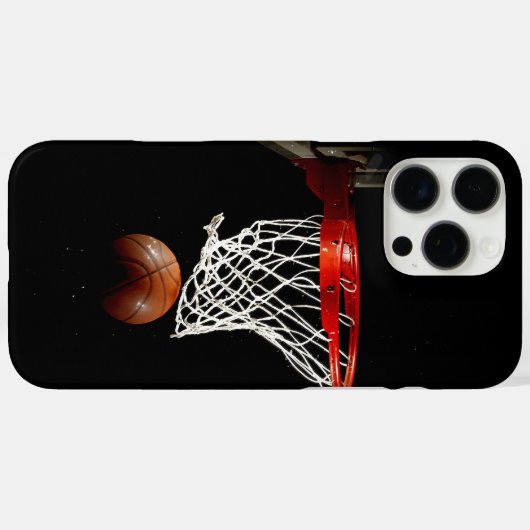 Basketball Case-Mate iPhone Case (Achterkant (horizontaal))