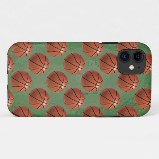 Basketball Case-Mate iPhone Case (Achterkant (horizontaal))