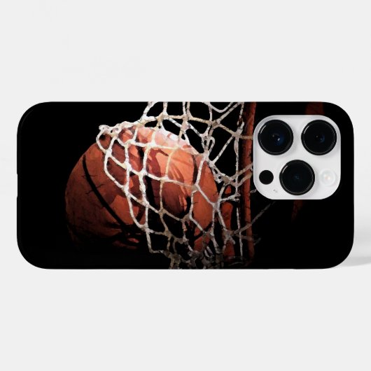 Basketball Case-Mate iPhone Case (Achterkant (horizontaal))