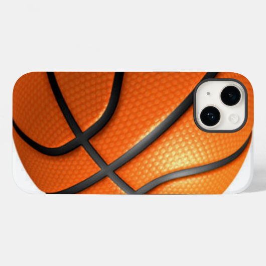 Basketball Case-Mate iPhone Case (Achterkant (horizontaal))