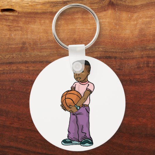 Basketball Catch Sleutelhanger (Voorkant)