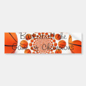 Basketball Champions Car Bumpersticker (Voorkant)