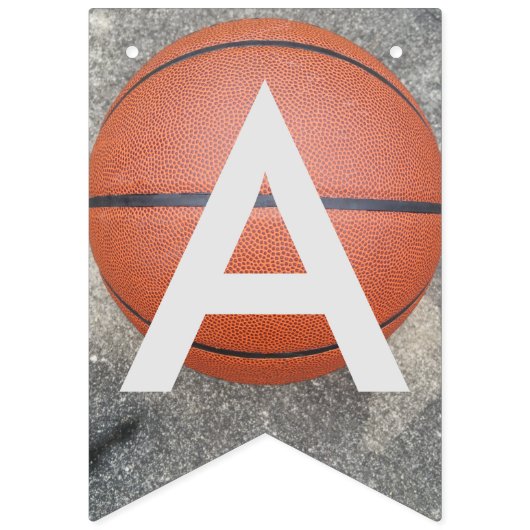 Basketball Champs Blue Bunting Banner (Tweede vlag)