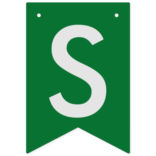 Basketball Champs Green Bunting Banner (Derde vlag)