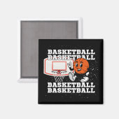 Basketball Character Hoop Magneet (Voorkant / Achterkant)