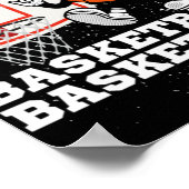 Basketball Character Hoop Poster (Hoek)