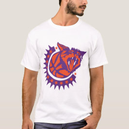 basketball chat cq logo cartoon Katze g T-shirt