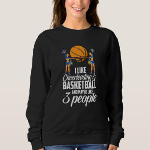Basketball Cheer Graphic Women Girls Cheerleader Trui