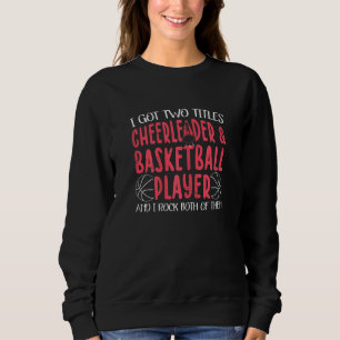 Basketball Cheer Graphic Women Girls Cheerleader Trui
