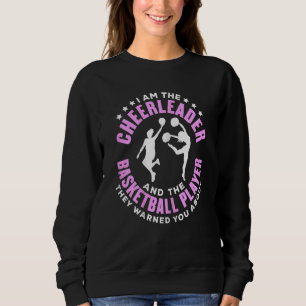 Basketball Cheer Graphic Women Girls Cheerleader Trui