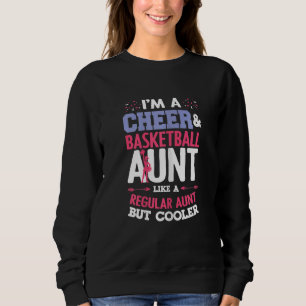 Basketball Cheer Graphic Women tante Cheerleader Trui