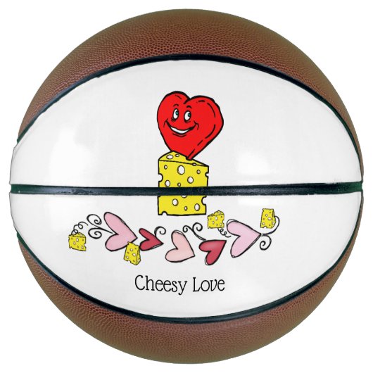 Basketball Cheesy Love Basketbal (Voorkant)