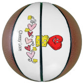 Basketball Cheesy Love Basketbal (Verticaal)