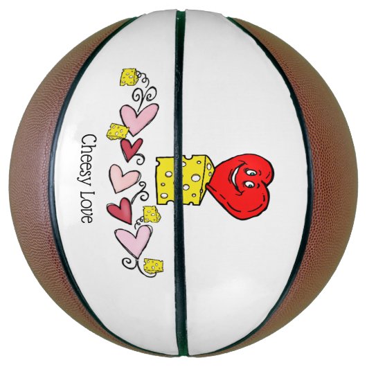 Basketball Cheesy Love Basketbal (Verticaal)