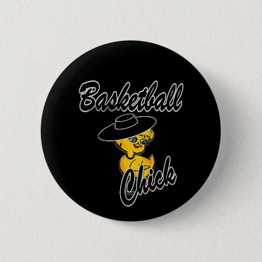 Basketball Chick #4 Ronde Button 5,7 Cm (Voorkant)