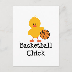 Basketball Chick Briefkaart