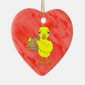 Basketball Chick Keramisch Ornament (Rechts)