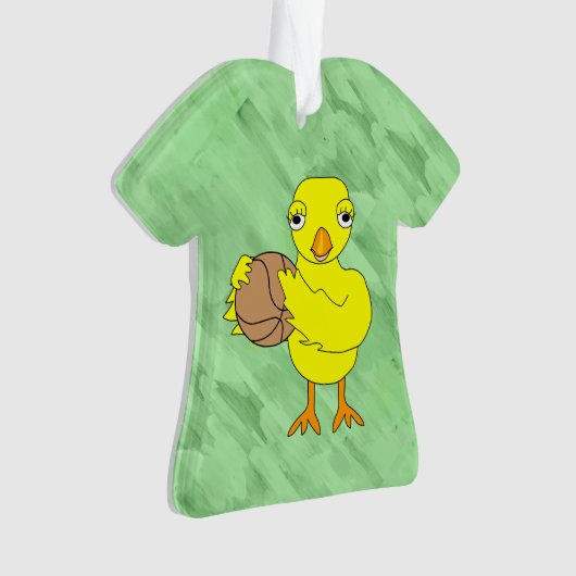 Basketball Chick Ornament (voorkant)