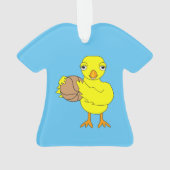 Basketball Chick Ornament (achterkant)