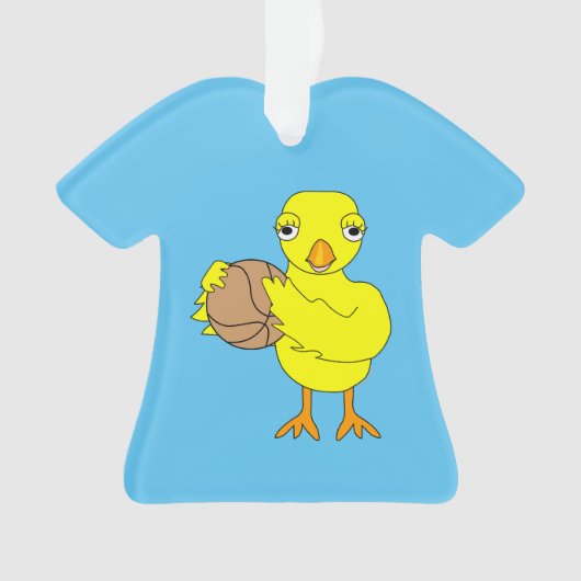 Basketball Chick Ornament (voorkant)