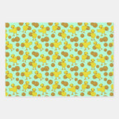 Basketball Chick Pattern Wrapping Paper Ze (Voorkant)