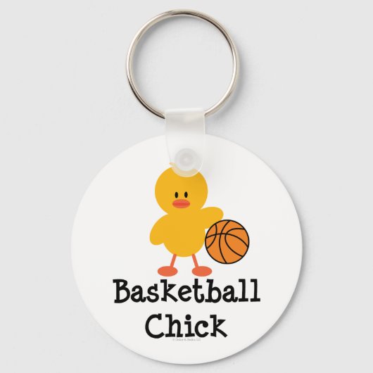 Basketball Chick Sleutelhanger (Voorkant)
