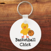 Basketball Chick Sleutelhanger (Voorkant)