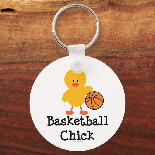 Basketball Chick Sleutelhanger (Voorkant)