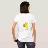 Basketball Chick T-shirt (Achterkant volledig)