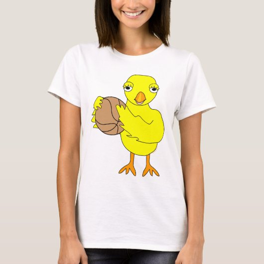 Basketball Chick T-shirt (Voorkant)