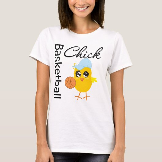 Basketball Chick T-shirt (Voorkant)