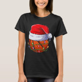Basketball Christmas Boy Apparel, Funny Santa Srt T-shirt (Voorkant)
